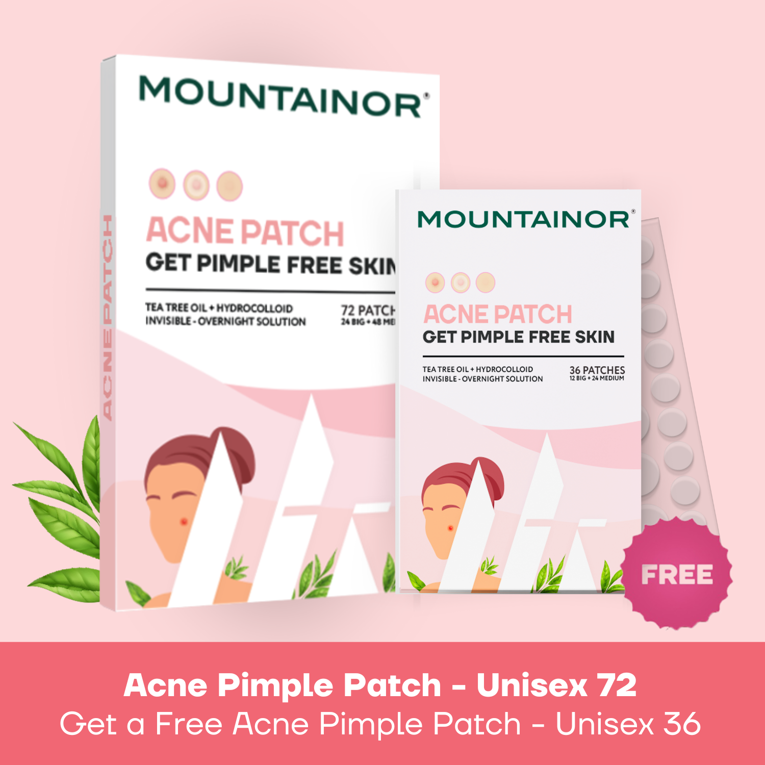 Acne Pimple Patch 72 || Acne Pimple Patch - Unisex 36 For FREE