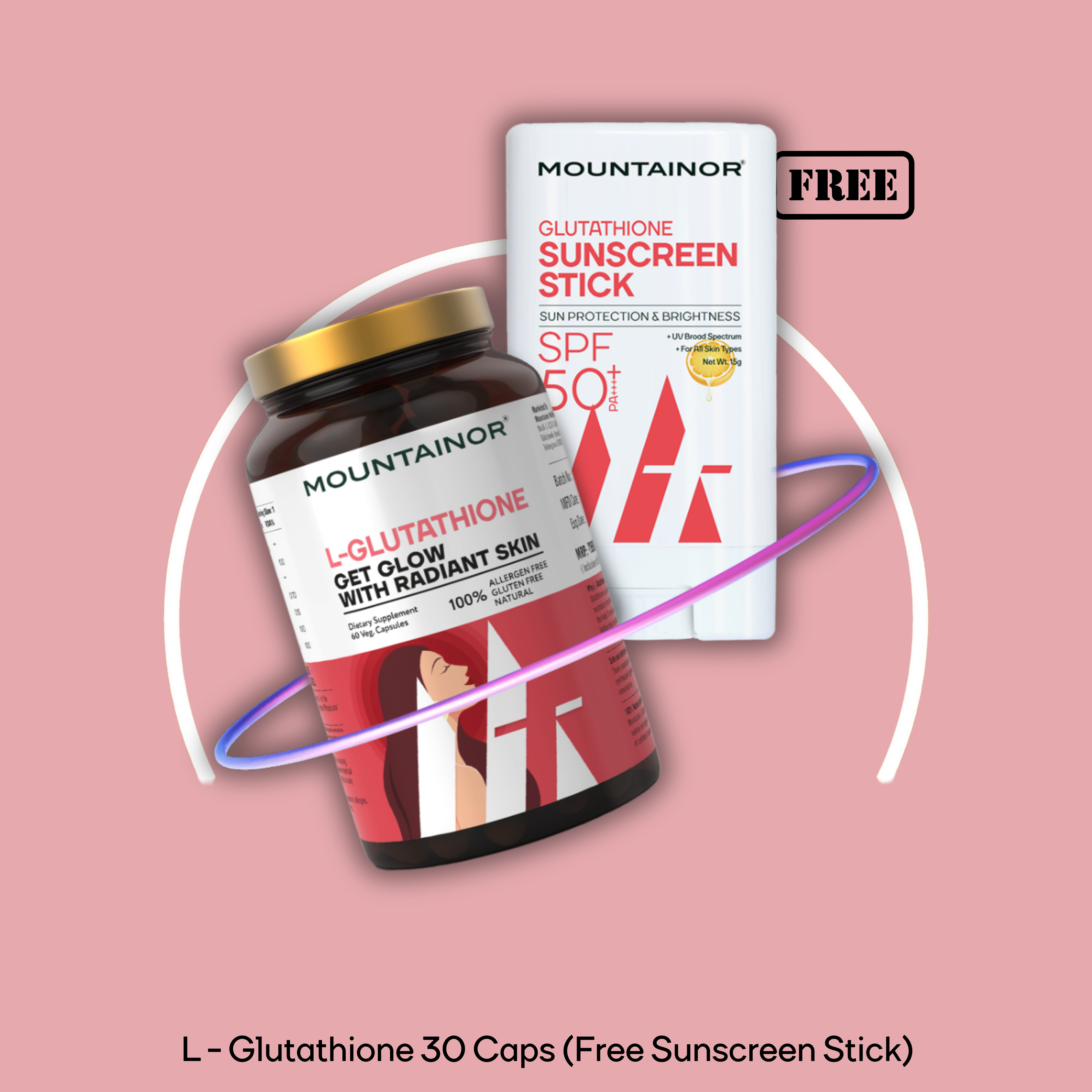 L-Glutathione REDUCED™ Capsules, For Korean Glowing & Radiant Skin || Get FREE Gift