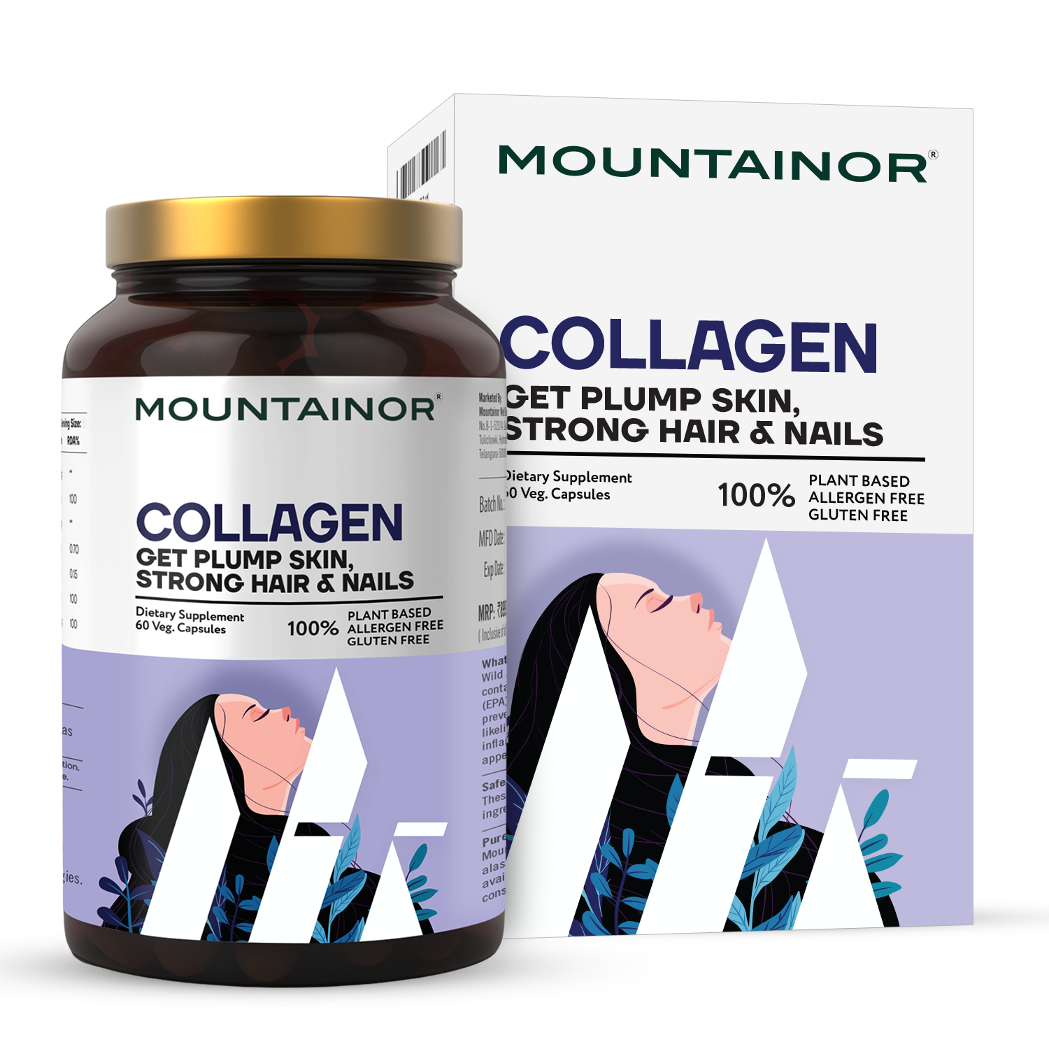 Collagen 60 Capsules for Youthfull Skin | Buy 1 Get 1 Free