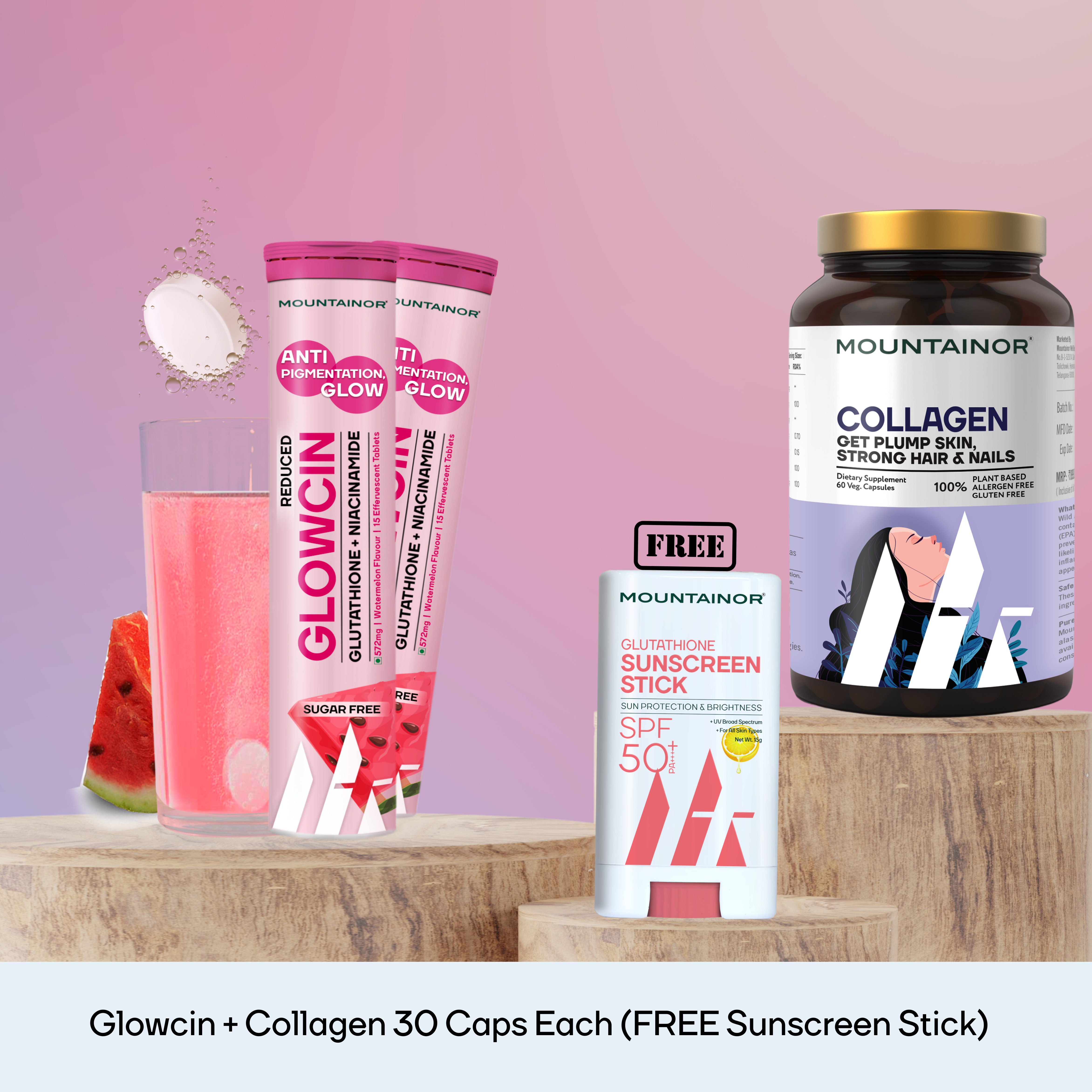 GlowCin + Collagen  Caps For Glowing Skin || Get FREE Gift