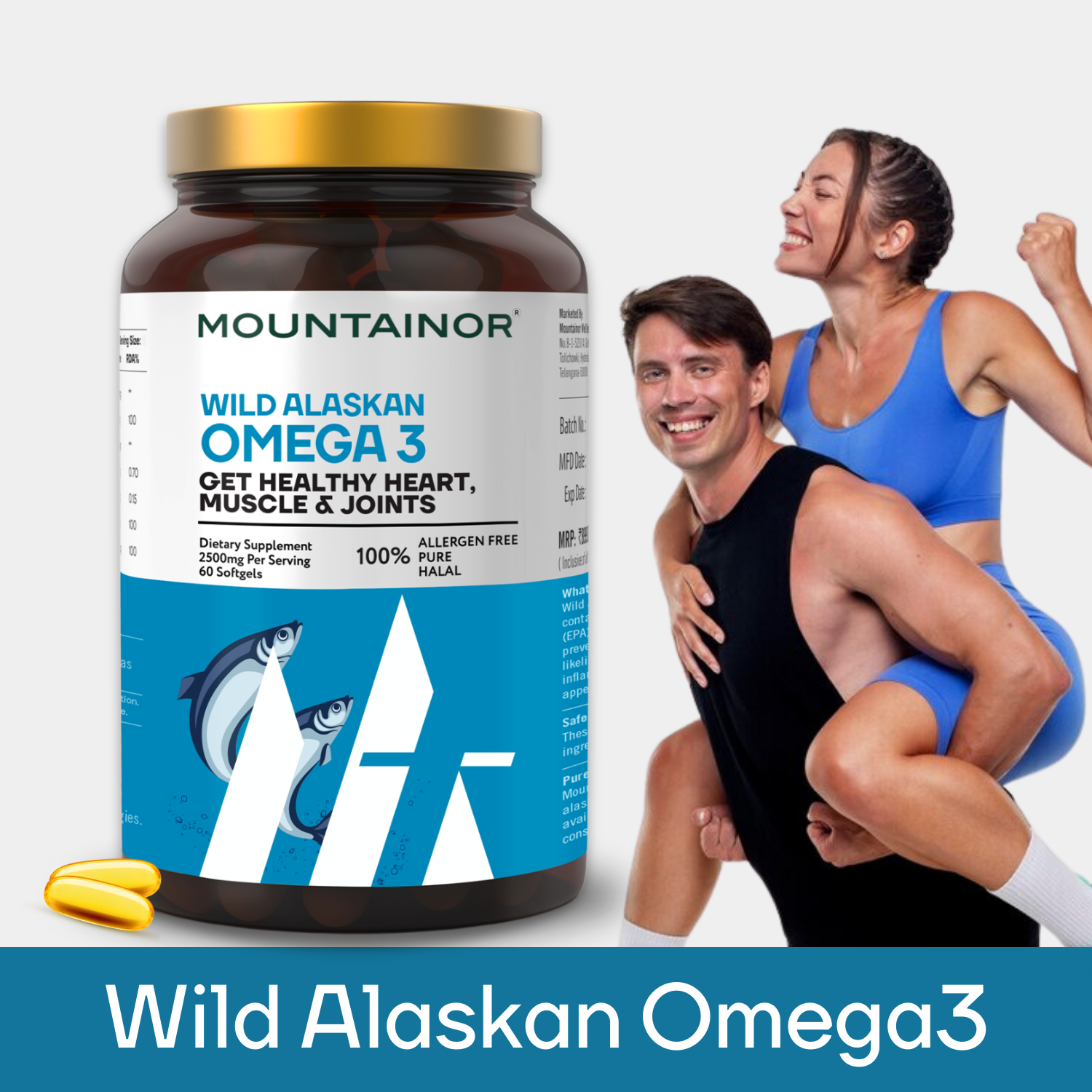 Alaskan Omega-3 Fish Oil- for Heart & Bone | Buy 1 Get 1 Free