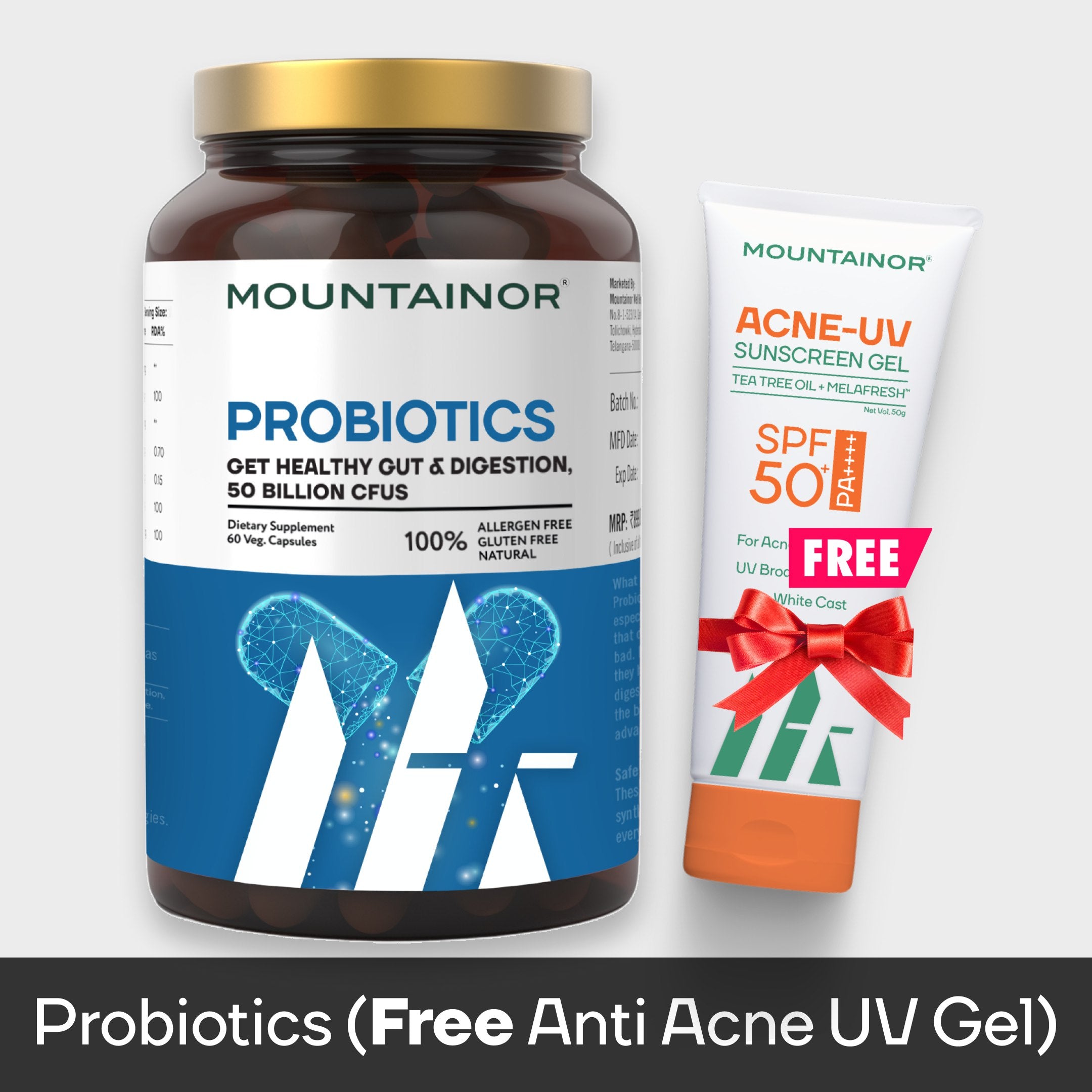 Probiotic Capsules Immunity Builder || Acne UV Gel For FREE