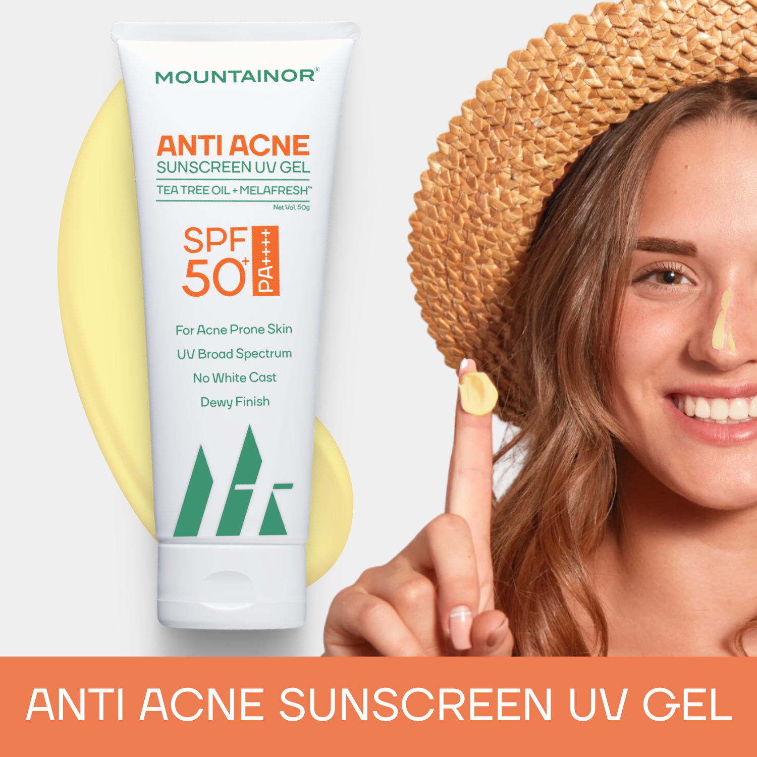 Anti Acne UV Sunscreen Gel - SPF 50+ PA++++ | 50g