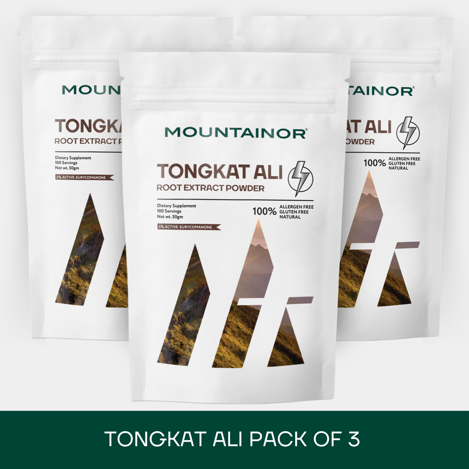 Tongkat Ali Longjack Root⚡(50g)  Enhanced Testo Level - Pack of 3